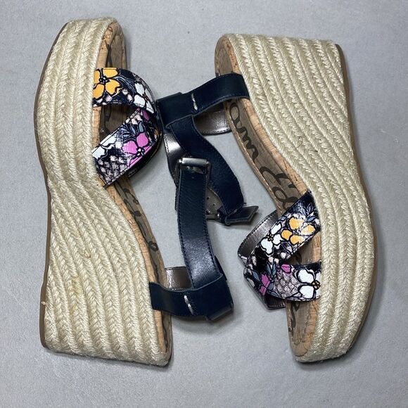 NWOB MSRP $130 Sam Edelman Destin Espadrille Wedge Sandal Women's Size 10 - Picture 8 of 8